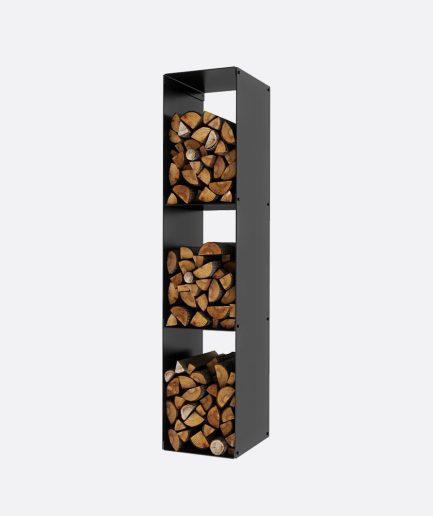 Monolite® Yaşam Çözümleri Odunluk, Dekoratif Odun Rafı, Odun Askısı, Şömine Odunluk